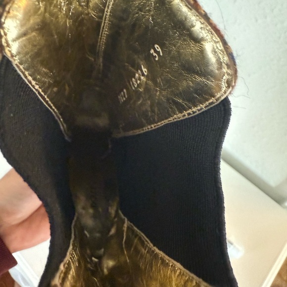 Dolce & Gabbana Burgundy and Plaid Heeled Boots - Picture 7 of 10